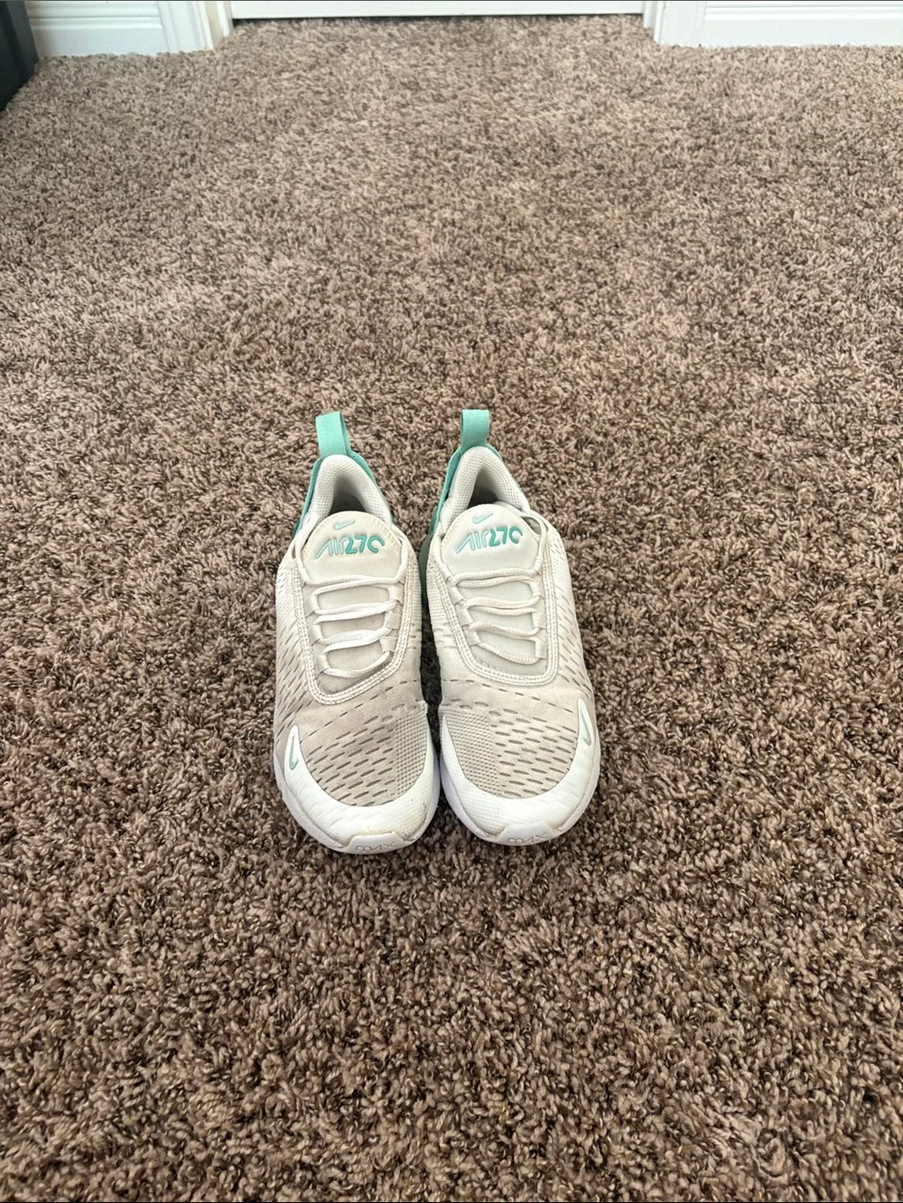 Nike Air Max 270 GS White Jade Ice Emerald Rise